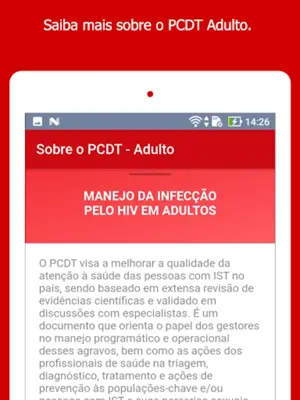 PCDT Adulto android App screenshot 0